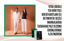 Visa Logolu TEB Kredi Kartlarınızla Beymen'de Seçili Markalarda İndirim